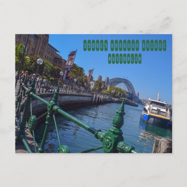 Sydney Harbor Bridge Vykort (Framsida)