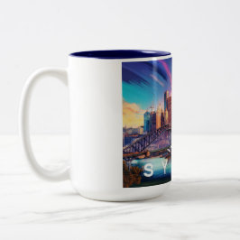 Sydney Harbor City Två-Tonad Mugg