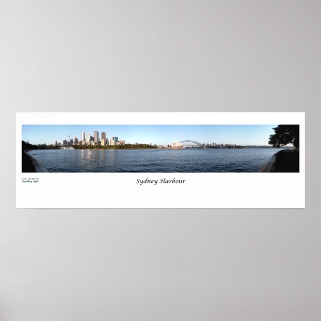 Sydney Harbor Panorama Poster (Framsidan)
