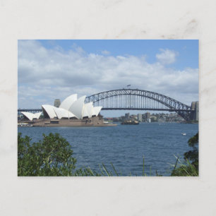 Sydney Harbor Skyline Postcard Vykort