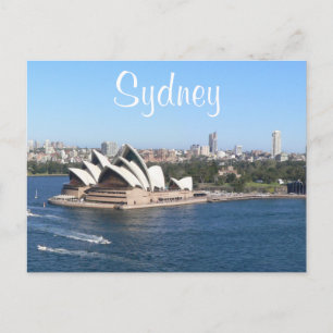 Sydney Harbor, Sydney Opera House, Australien Vykort