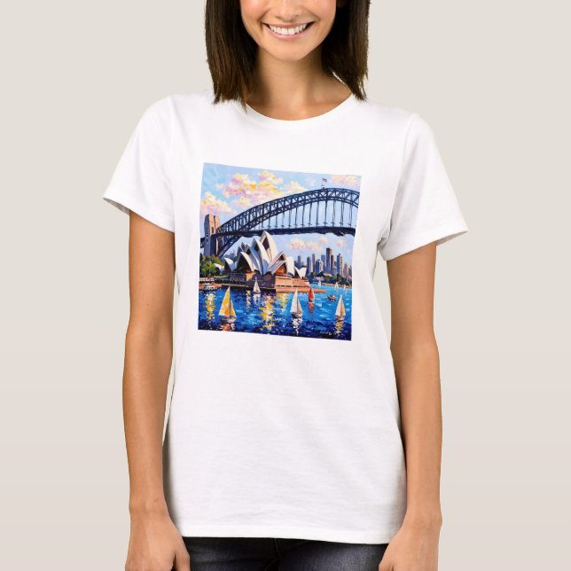 Sydney Harbor Vibrance Tee (Framsida)