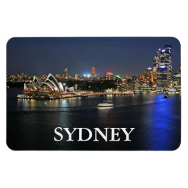 Sydney Harbor vid Circular Quay Magnet