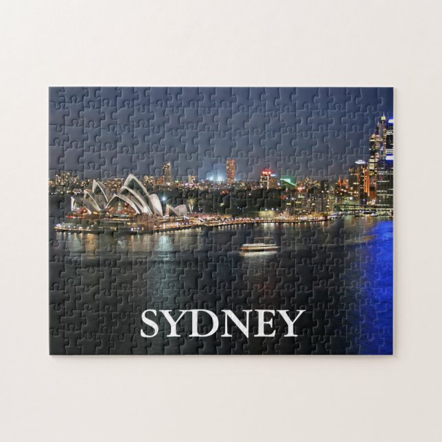 Sydney Harbor vid Circular Quay Pussel (Horisontell)
