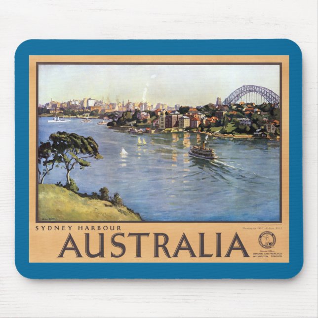 Sydney Harbour, Australien Musmatta (Framsidan)