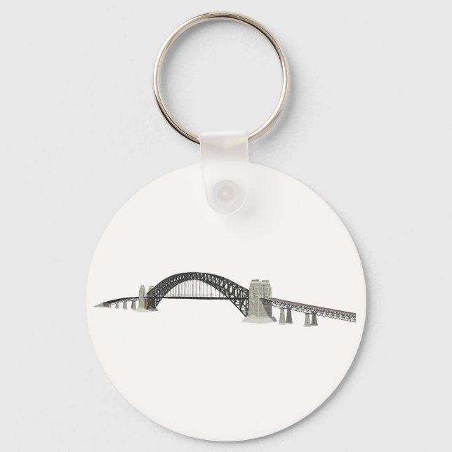 Sydney Harbour Bridge: 3D Model: Nyckelring (Framsida)