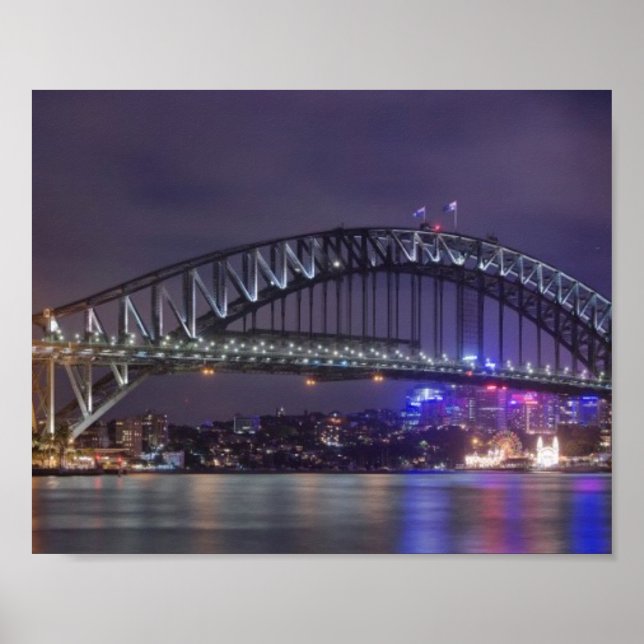 Sydney Harbour Bridge Austrailia Poster (Framsidan)