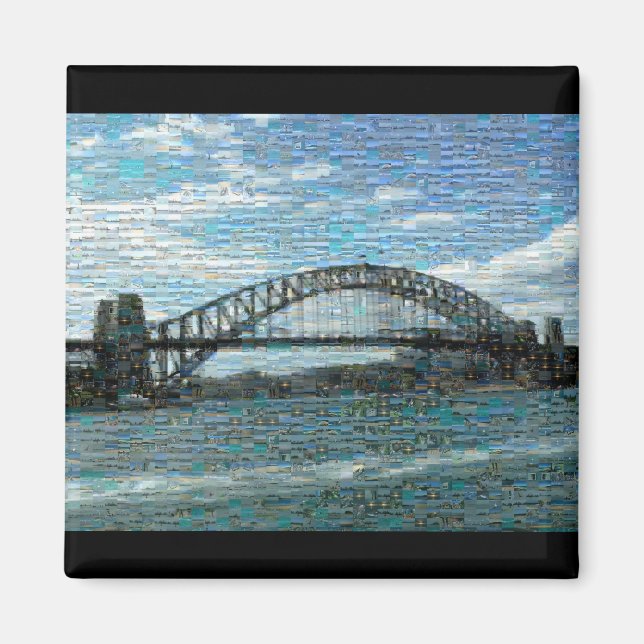 Sydney Harbour Bridge magnet (mosaic) (Framsidan)