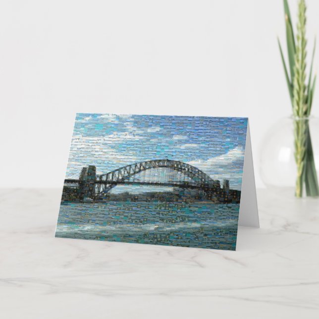 Sydney Harbour Bridge (Mosaic) Kort (Framsida)