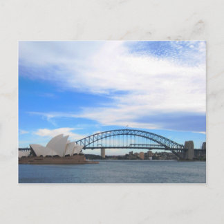 Sydney Harbour Bridge och Opera House Vykort