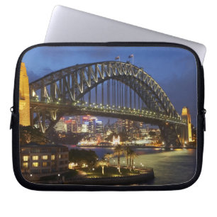 Sydney Harbour Bridge och Park Hyatt Sydney Hotel Laptop Sleeve