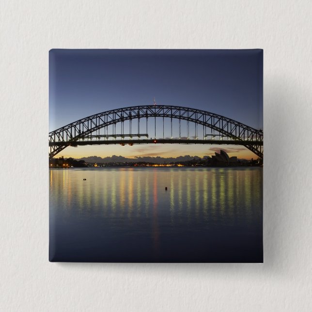 Sydney Harbour Bridge och Sydney Opera House vid Knapp (Framsida)