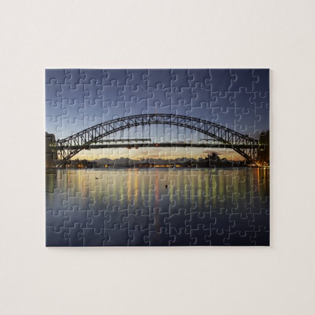 Sydney Harbour Bridge och Sydney Opera House vid Pussel (Horisontell)