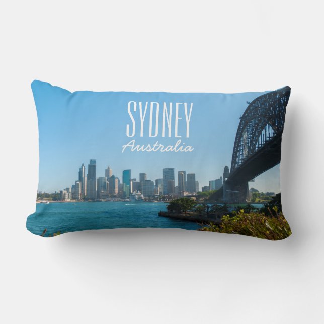 Sydney Harbour Bridge & Opera House Skyline Lumbarkudde (Framsida)