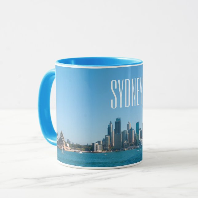 Sydney Harbour Bridge & Opera House Skyline Mugg (Framsida vänster)