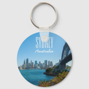 Sydney Harbour Bridge & Skyline Australia Nyckelring