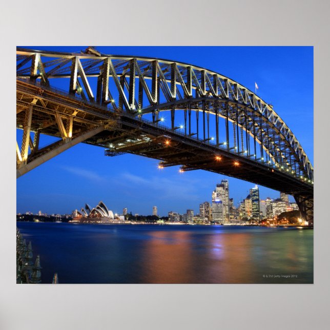 Sydney Harbour Bridge, Sydney Opera House och Poster (Framsidan)