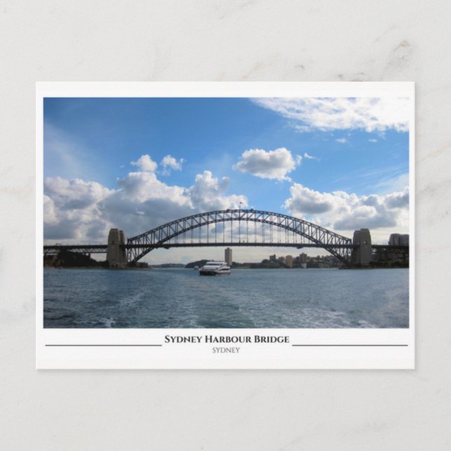 Sydney Harbour Bridge Vykort (Framsida)