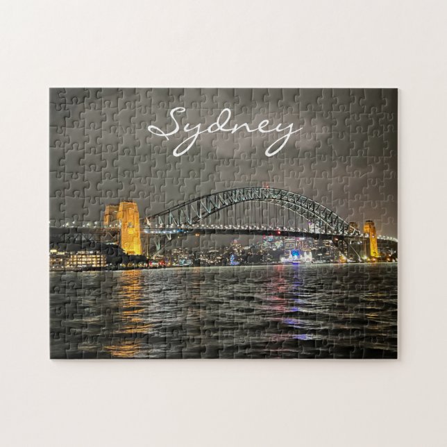 Sydney Harbour by Night, Australien, Photo Pussel (Horisontell)