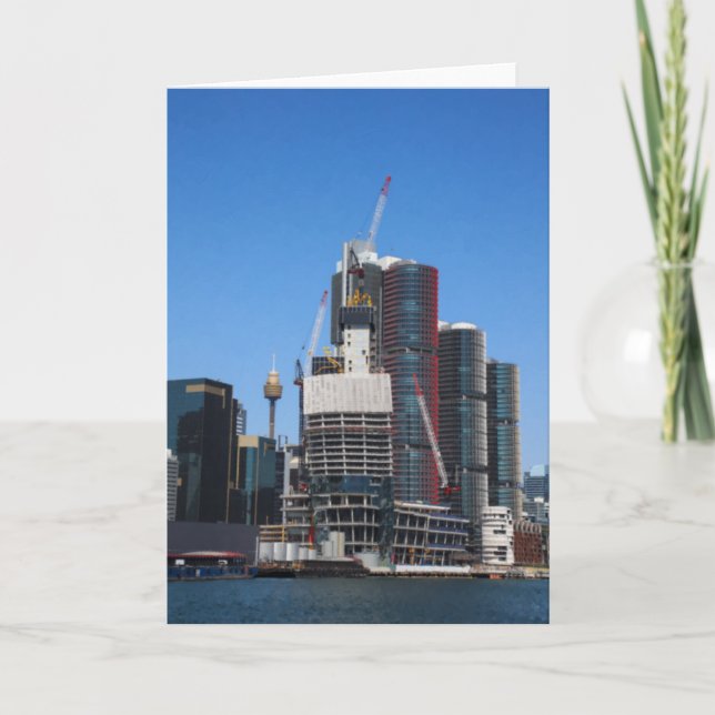 Sydney Harbour Stadsmiljö Målerisk  Kort (Framsida)
