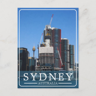 Sydney Harbour Stadsscenariot Målning Helg Vykort