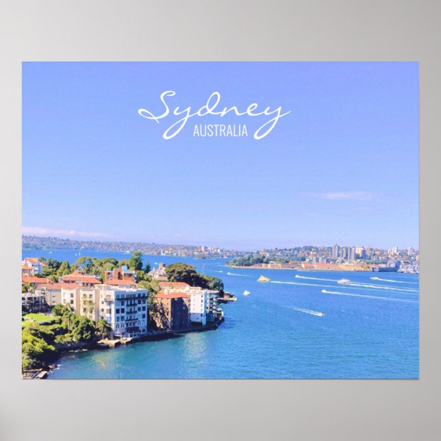Sydney Harbours vy Poster (Framsidan)
