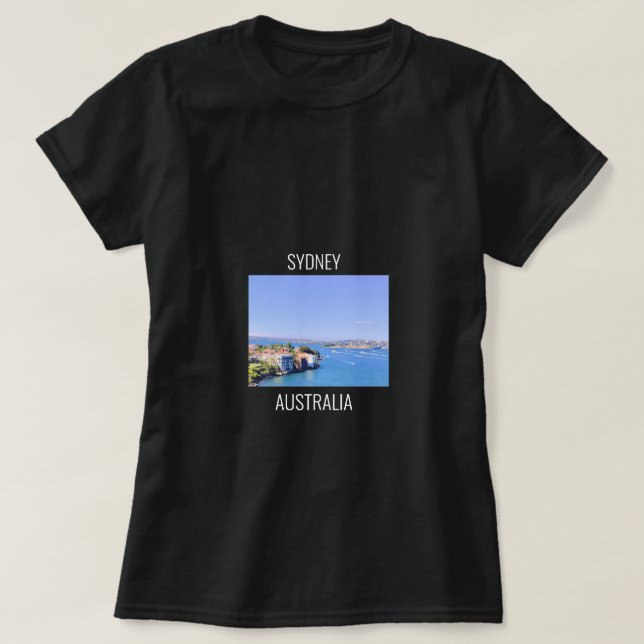 Sydney Harbours vy T Shirt (Design framsida)