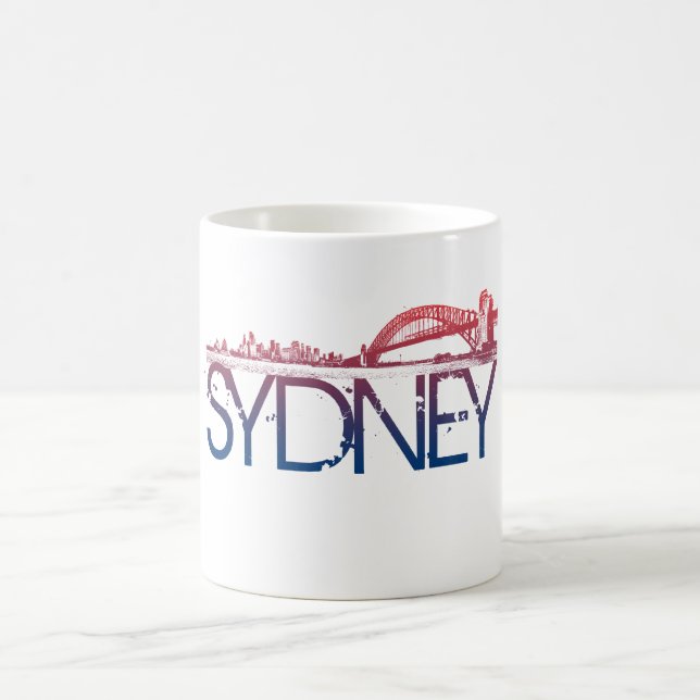Sydney horisontdesign kaffemugg (Center)