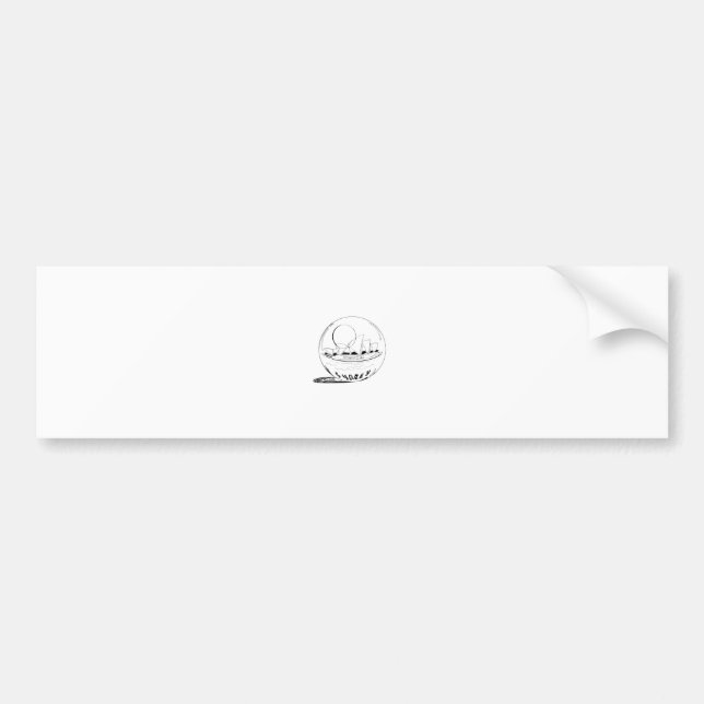 Sydney i en glasglob bildekal (Framsidan)