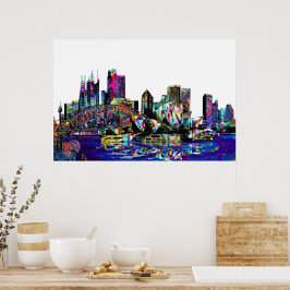 Sydney i graffiti poster