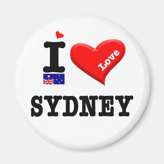SYDNEY - I Kärlek Magnet (Framsidan)