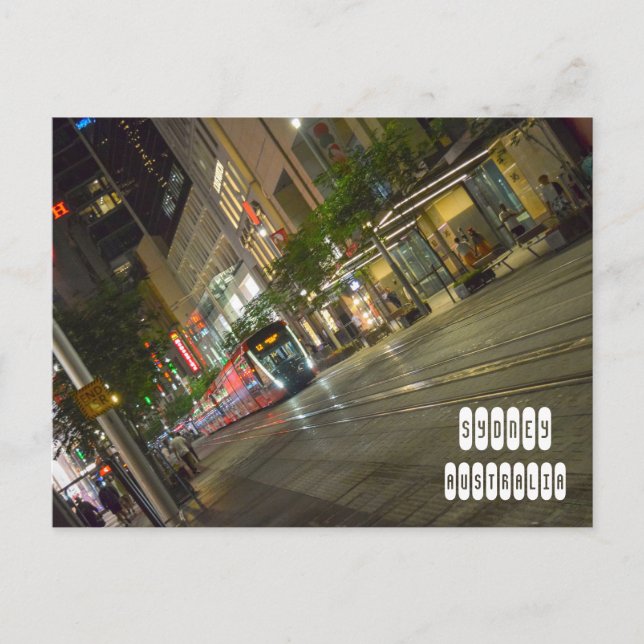 Sydney i Night Vykort (Framsida)