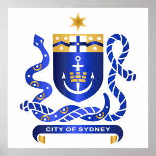 Sydney jackar om arm poster