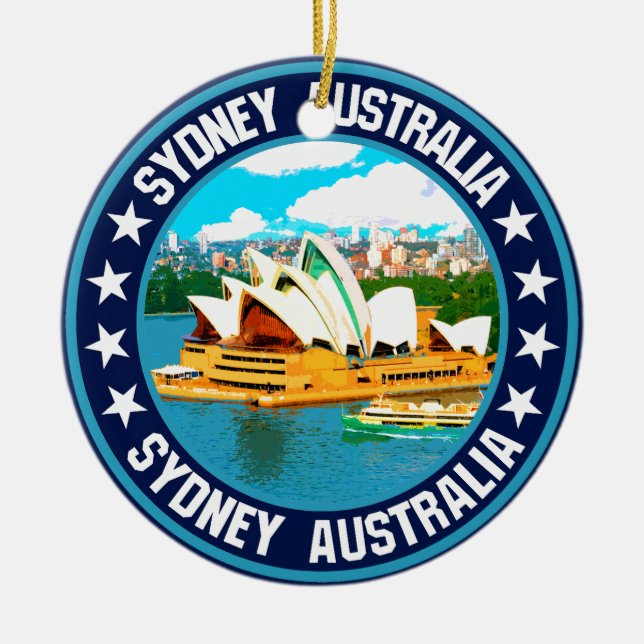 Sydney Julgransprydnad Keramik (Framsidan)