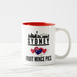 Sydney Kärlek Fruit Mince Paj Cityscape Två-Tonad Mugg