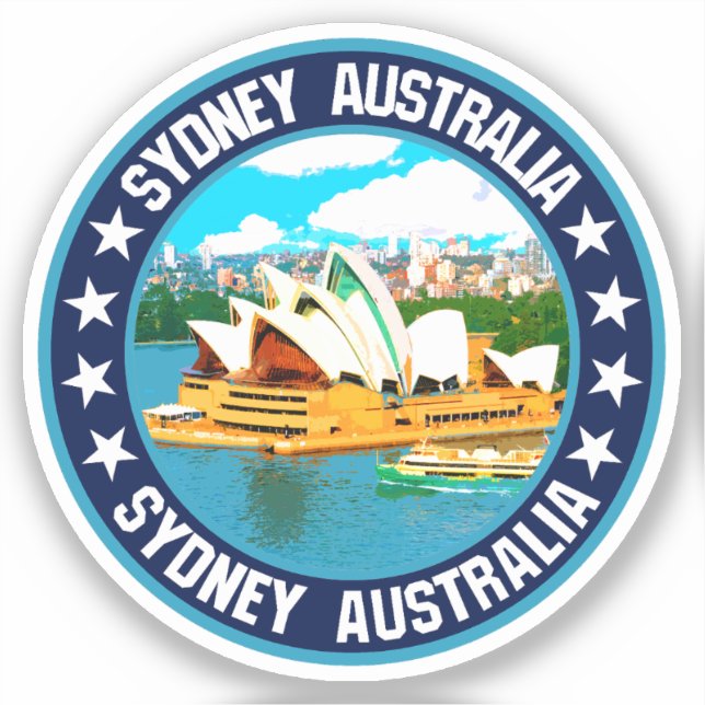 Sydney Klistermärken (Framsida)