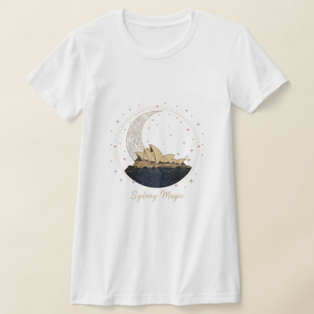 Sydney Magic T-Shirt - Elegant Opera (Laydown)