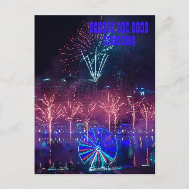 Sydney New Year Vykort (Framsida)