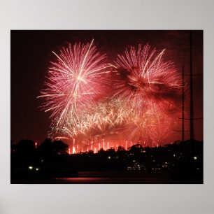 Sydney Nyårsafton Fireworks Poster