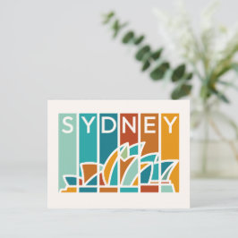 Sydney Opera House Abstract Design Postcard Vykort