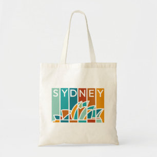Sydney Opera House Abstrakt for Travel Enthusiast Tygkasse