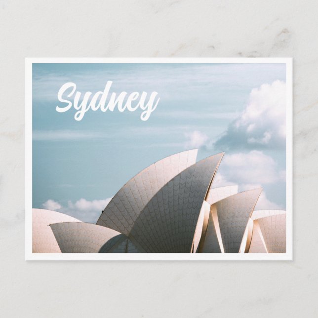Sydney Opera House Australia Photo Postcard Vykort (Framsida)