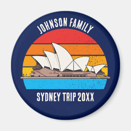Sydney Opera House Australia Resa Anpassningsbar B Magnet