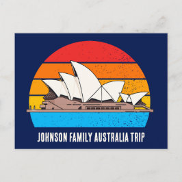 Sydney Opera House Australia Resa Anpassningsbar B Vykort