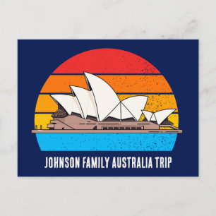 Sydney Opera House Australia Resa Anpassningsbar B Vykort