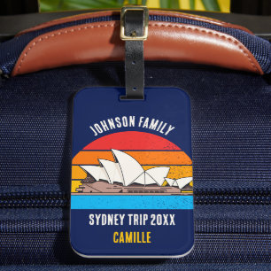 Sydney Opera House Australia Vacation Blue Bagagebricka