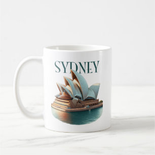 Sydney Opera House Australien Kaffemugg