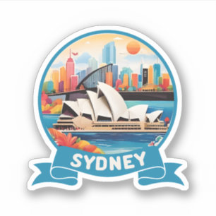 Sydney Opera House Australien Klistermärken