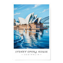 Sydney Opera House Australien Väggkonst