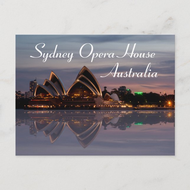 Sydney Opera House Australien Vykort (Framsida)